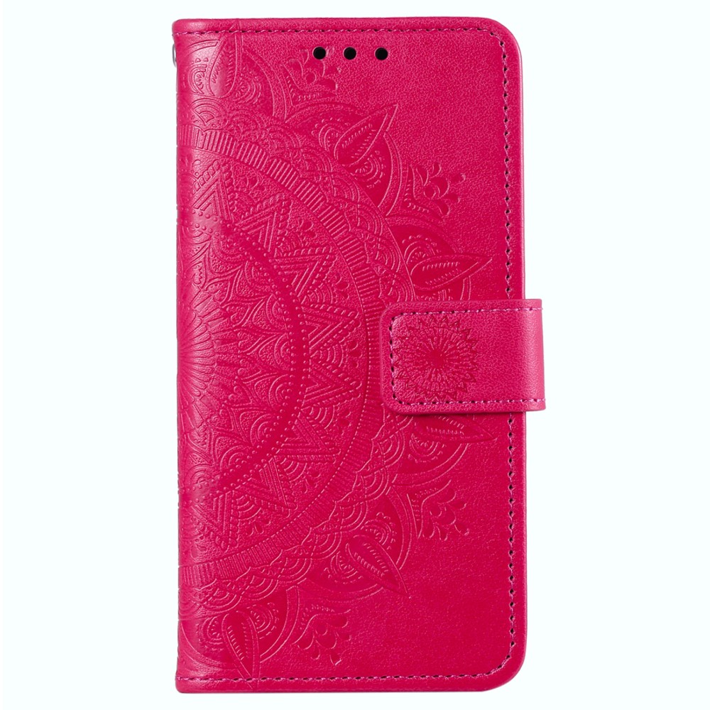  Sony Xperia 1 VI Mandala Läder Fodral Rosa