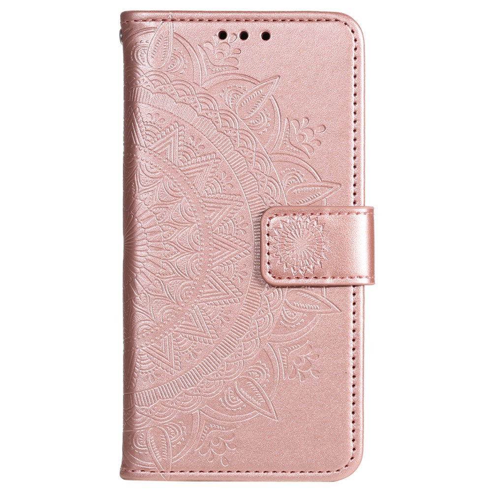  Sony Xperia 1 VI Mandala Läder Fodral Roséguld