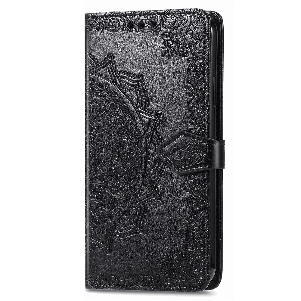  Google Pixel 8A Mandal Läder Fodral Svart