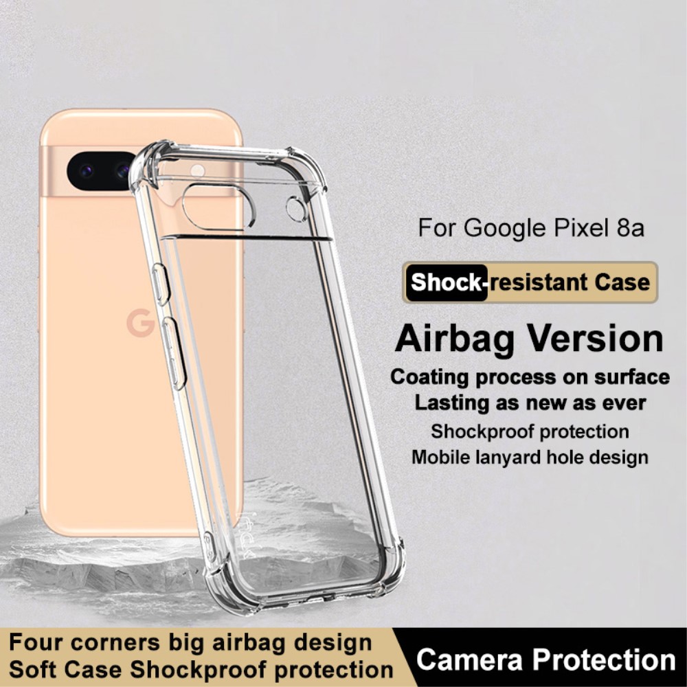 IMAK IMAK Google Pixel 8A Skal Shockproof TPU Transparent