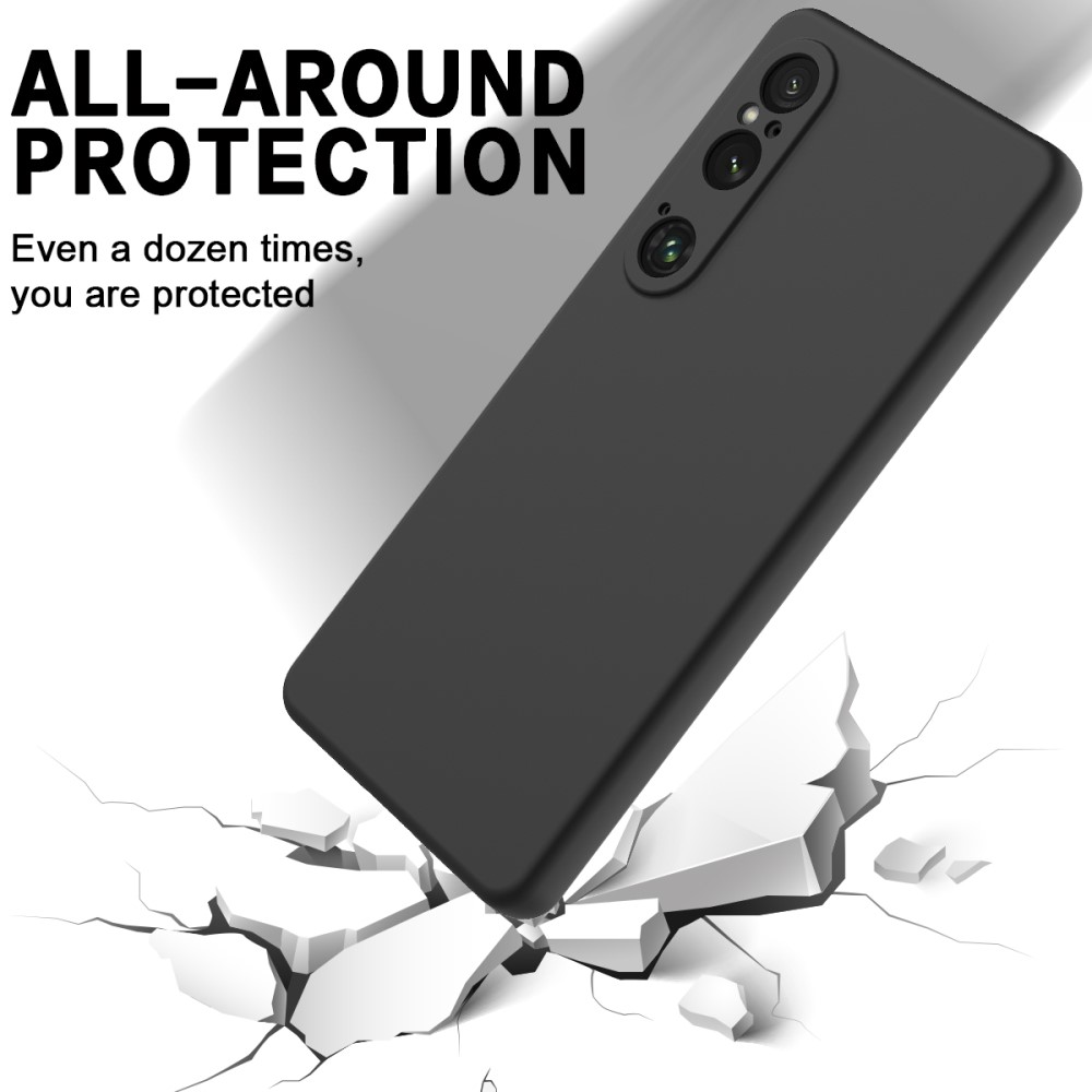  Sony Xperia 1 VI Silikon Skal Svart