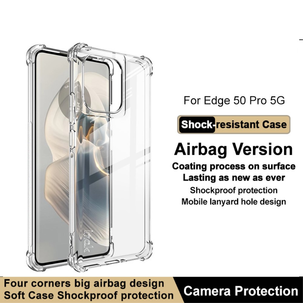 IMAK IMAK Motorola Edge 50 Pro 5G TPU Skal Transparent