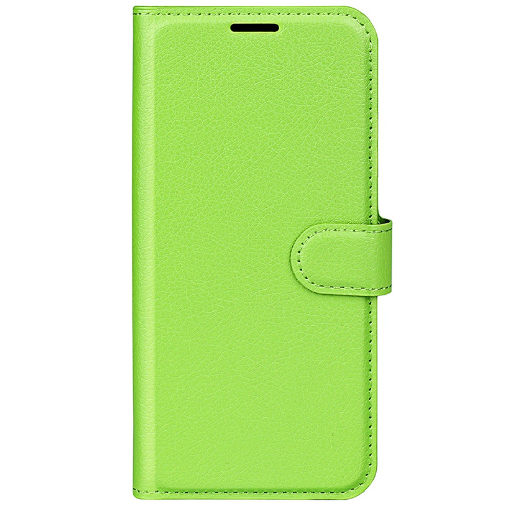  Sony Xperia 1 VI Fodral Litchi Läder Grön