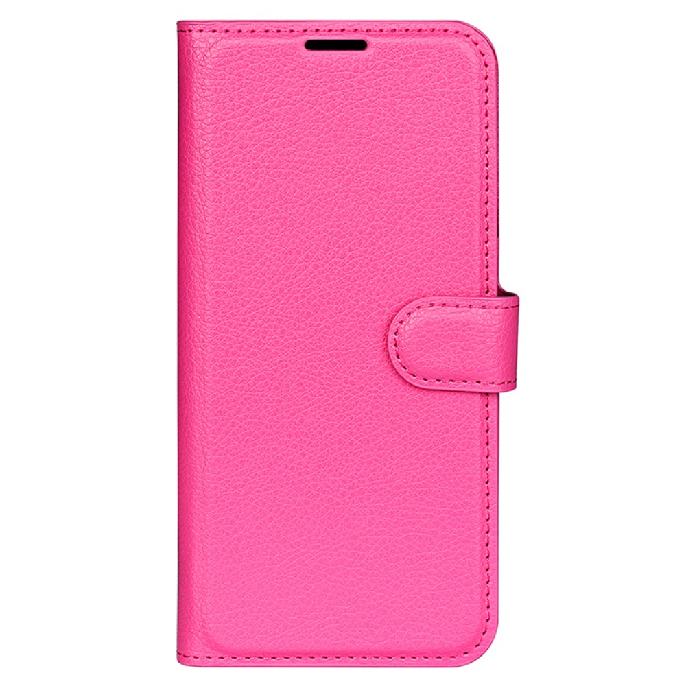  Sony Xperia 1 VI Fodral Litchi Läder Rosa