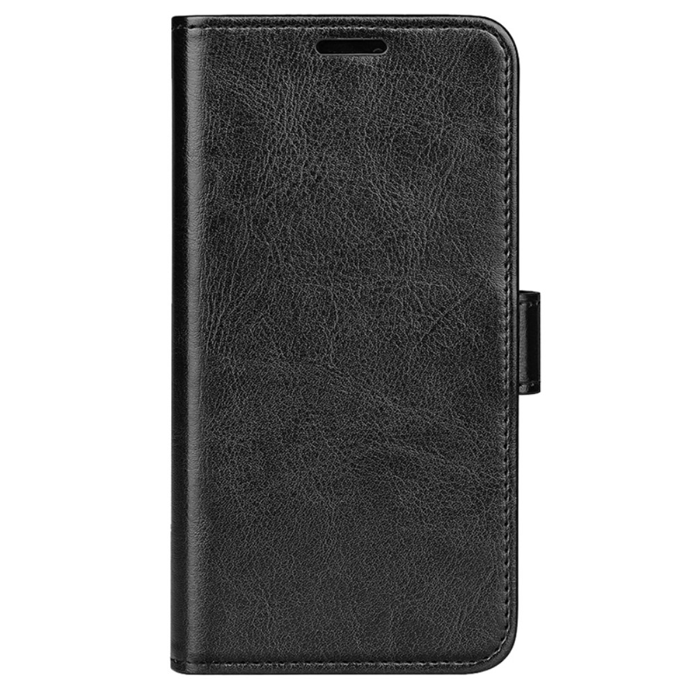  Sony Xperia 1 VI Fodral Crazy Horse Läder Svart