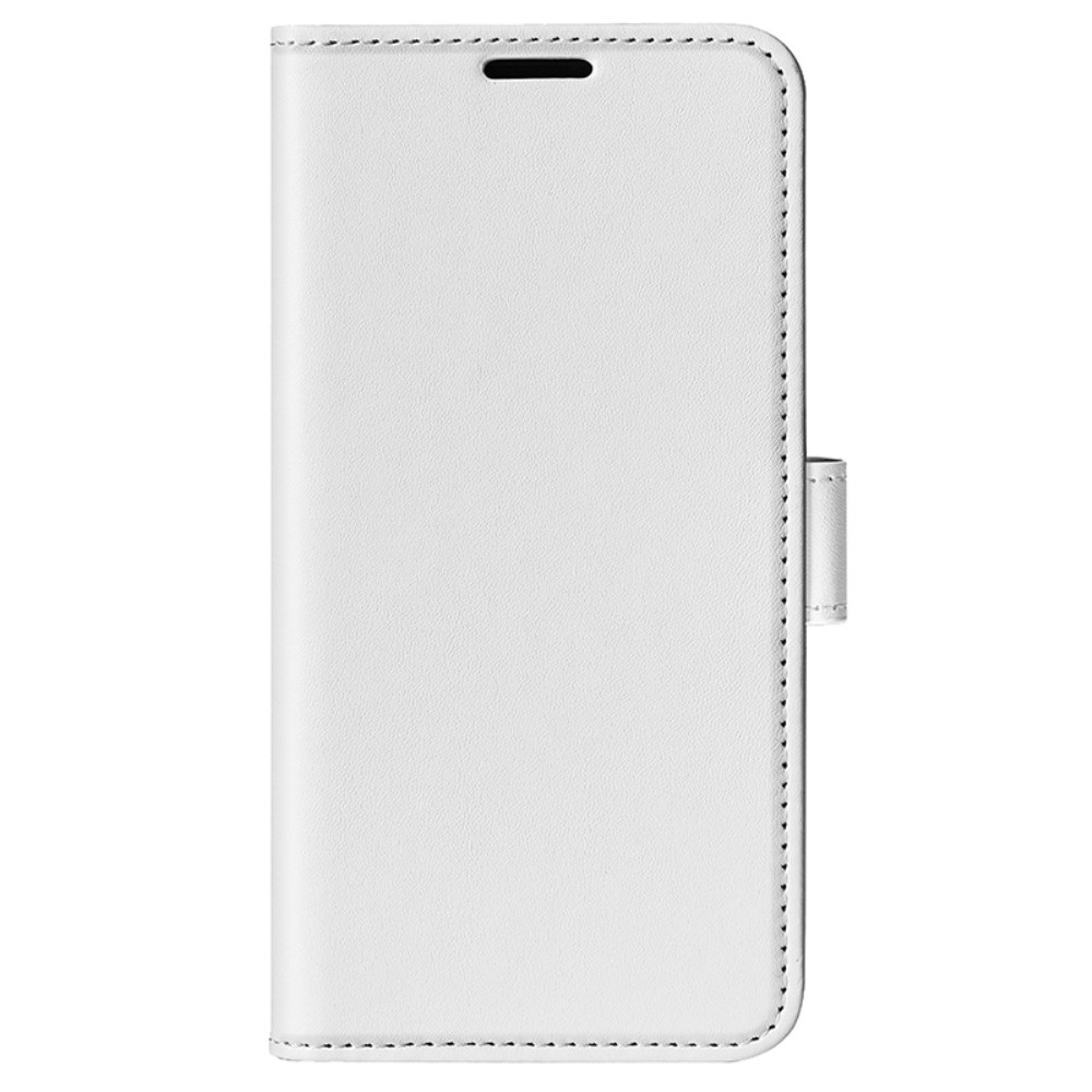  Sony Xperia 1 VI Fodral Crazy Horse Läder Vit
