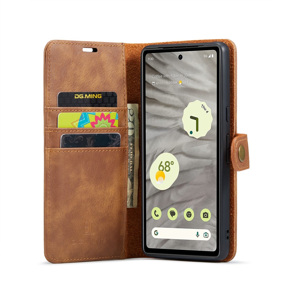 DG.MING DG.MING Google Pixel 8A 2in1 Magnet Fodral Brun