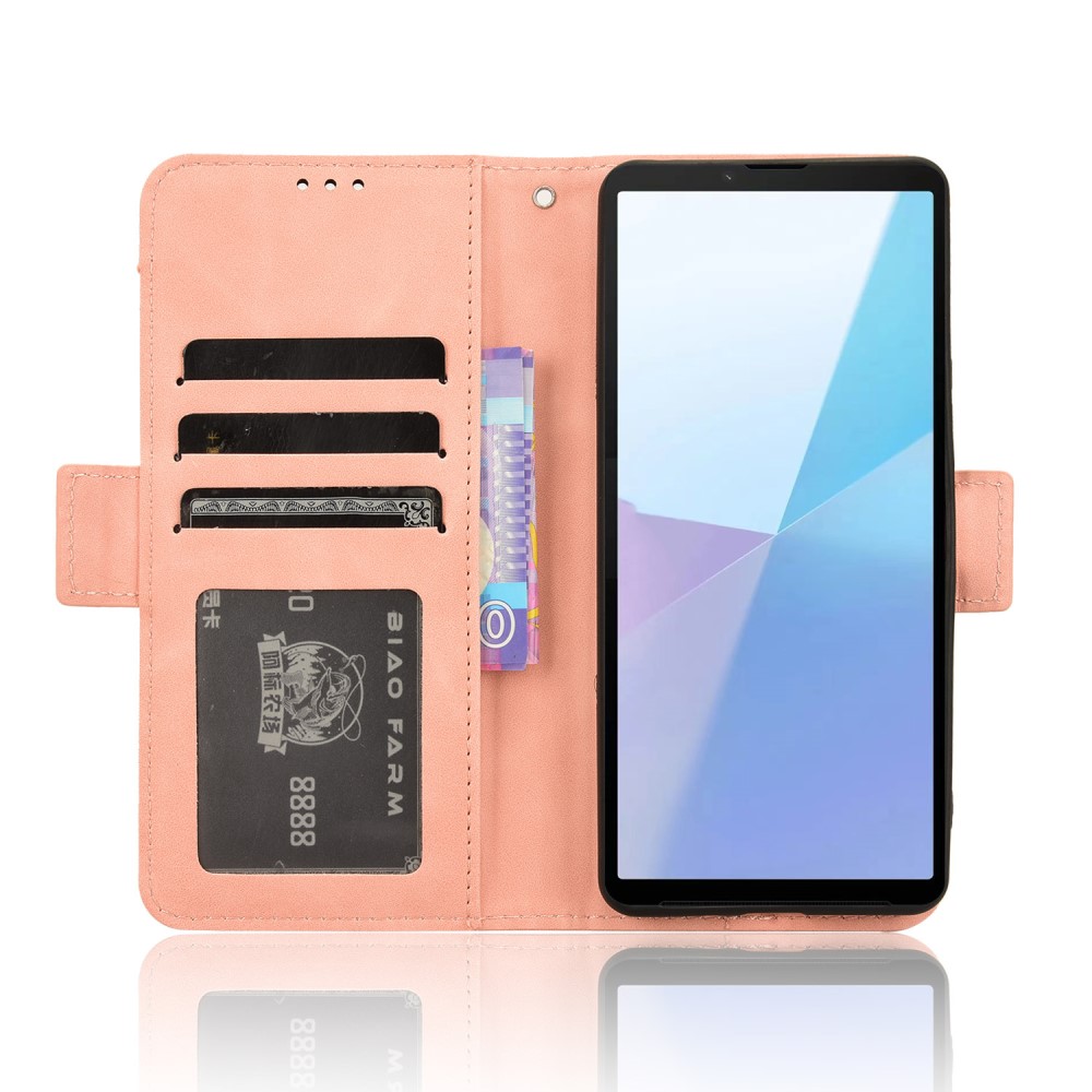  Sony Xperia 10 VI Fodral Med Avtagbart Kortfodral Rosa