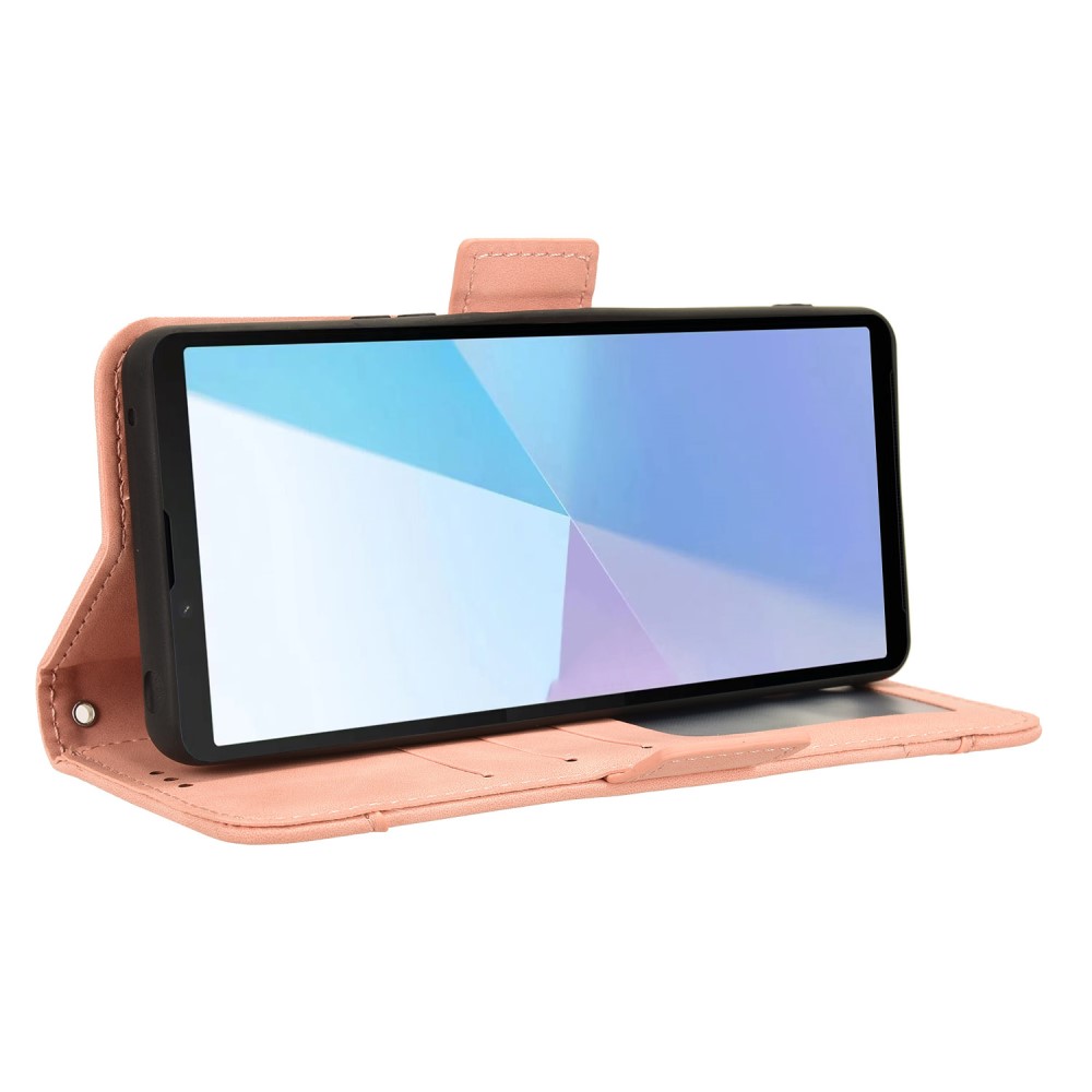  Sony Xperia 10 VI Fodral Med Avtagbart Kortfodral Rosa