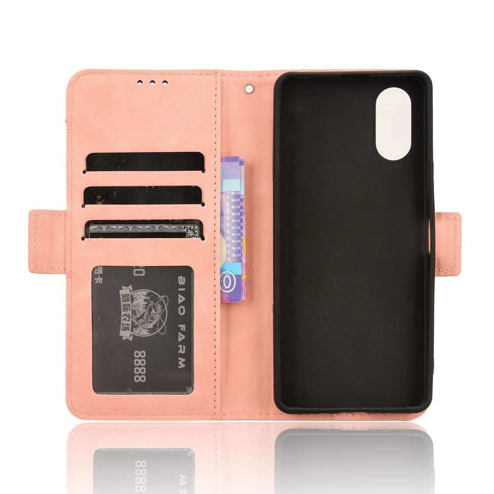  Sony Xperia 10 VI Fodral Med Avtagbart Kortfodral Rosa