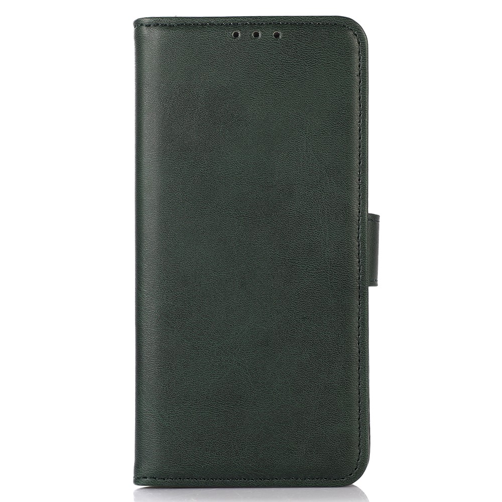  Sony Xperia 10 VI Läder Fodral Läder Solid Grön