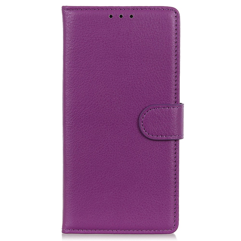  Sony Xperia 1 VI Litchi Läder Fodral Lila