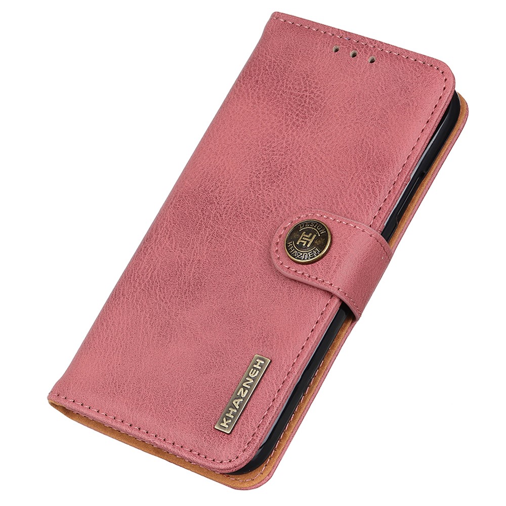 KHAZNEH KHAZNEH Motorola Edge 50 Fusion 5G Läder Fodral Rosa