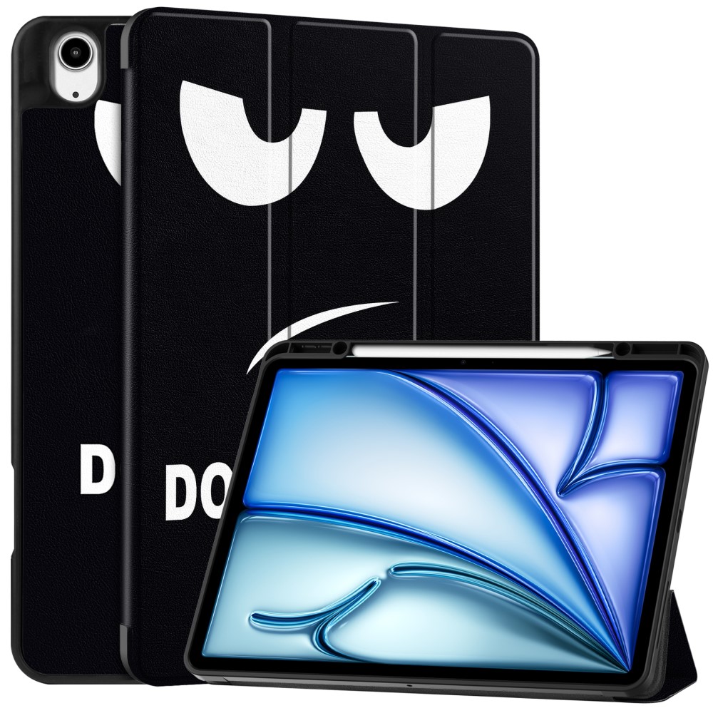  iPad Air 13 2026-2024 Tri-Fold Fodral Pennhållare Dont Touch Me