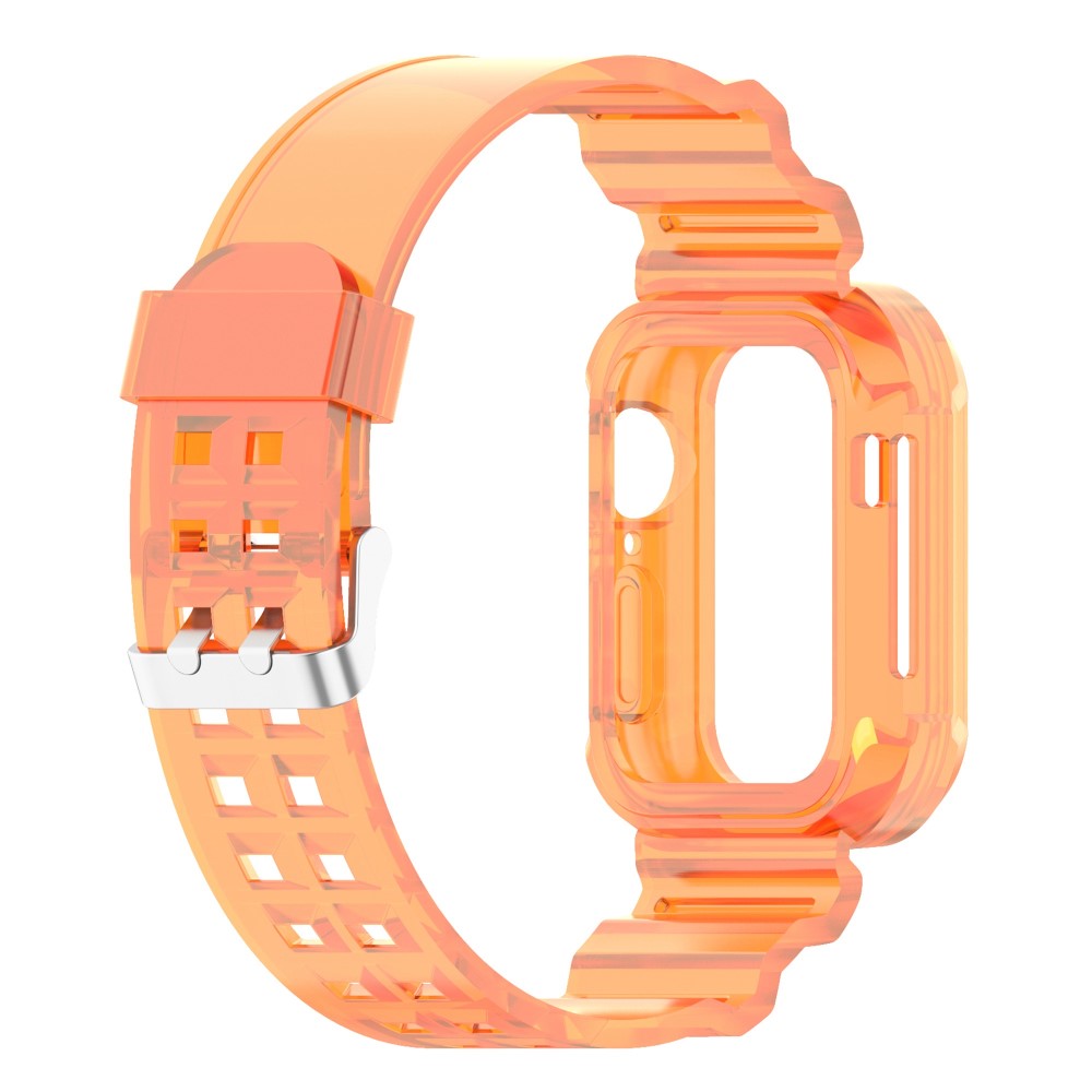  Apple Watch 38/40/41/42 mm Kristall Skal/Armband Orange