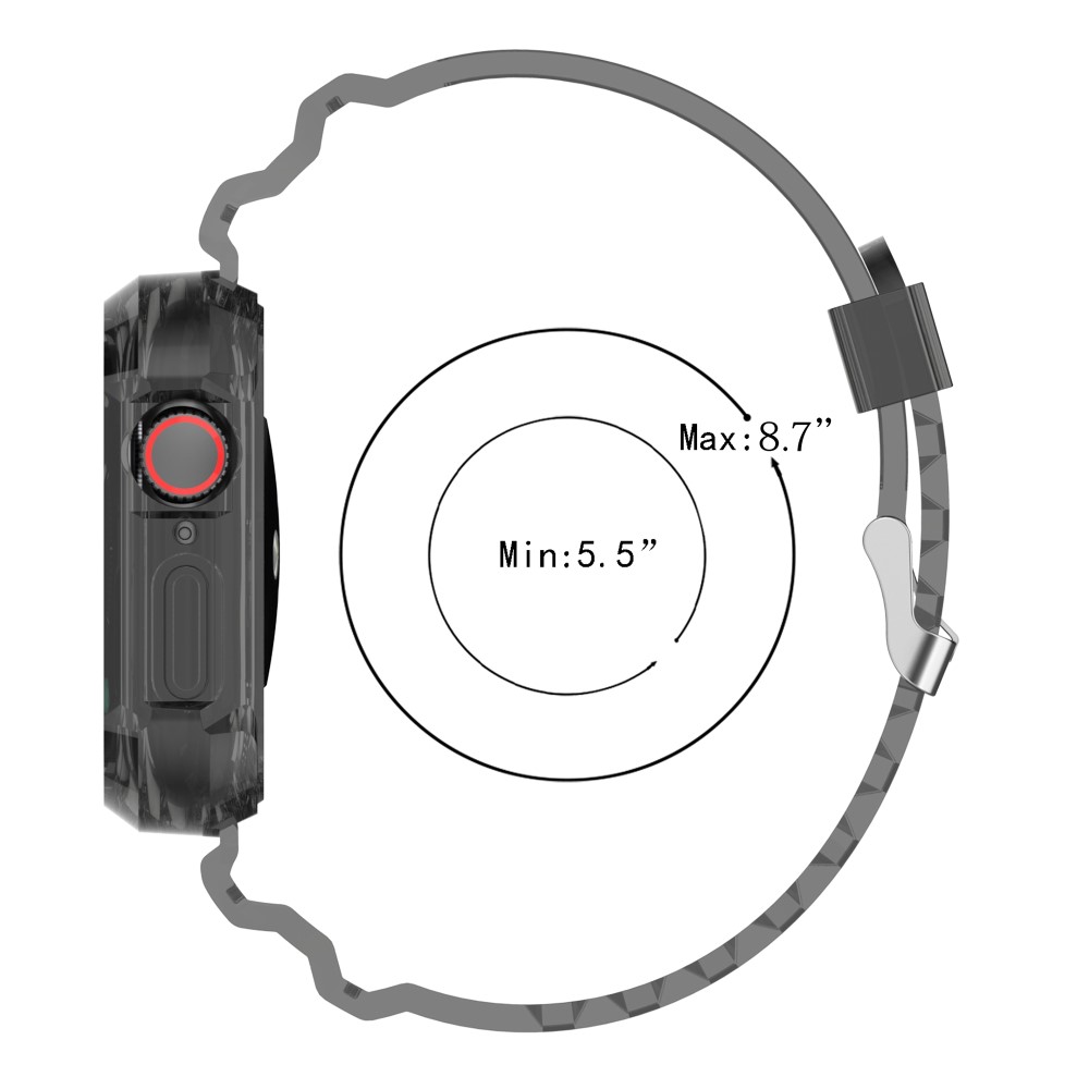  Apple Watch 38/40/41/42 mm Kristall Skal/Armband Grön