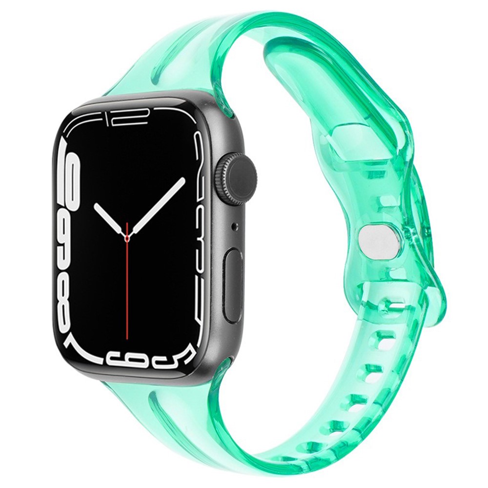  Apple Watch 38/40/41/42 mm CrystalFlex TPU Armband Grön