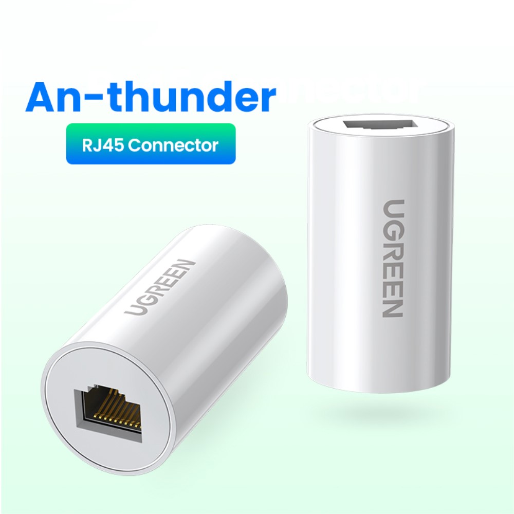 UGREEN UGREEN Cat6/Cat5e RJ45 Nätverksadapter Vit