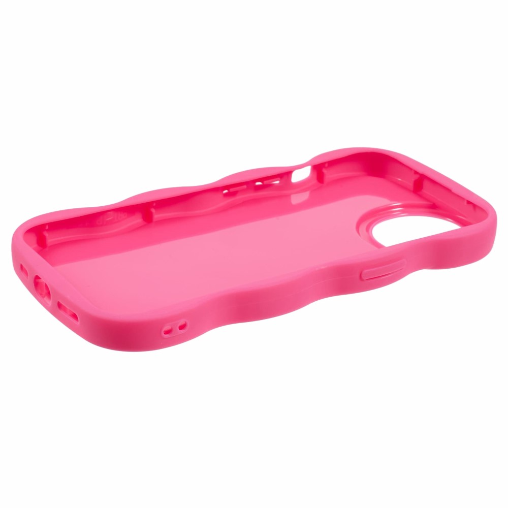  iPhone 15 Mobilskal Wavy Rosa