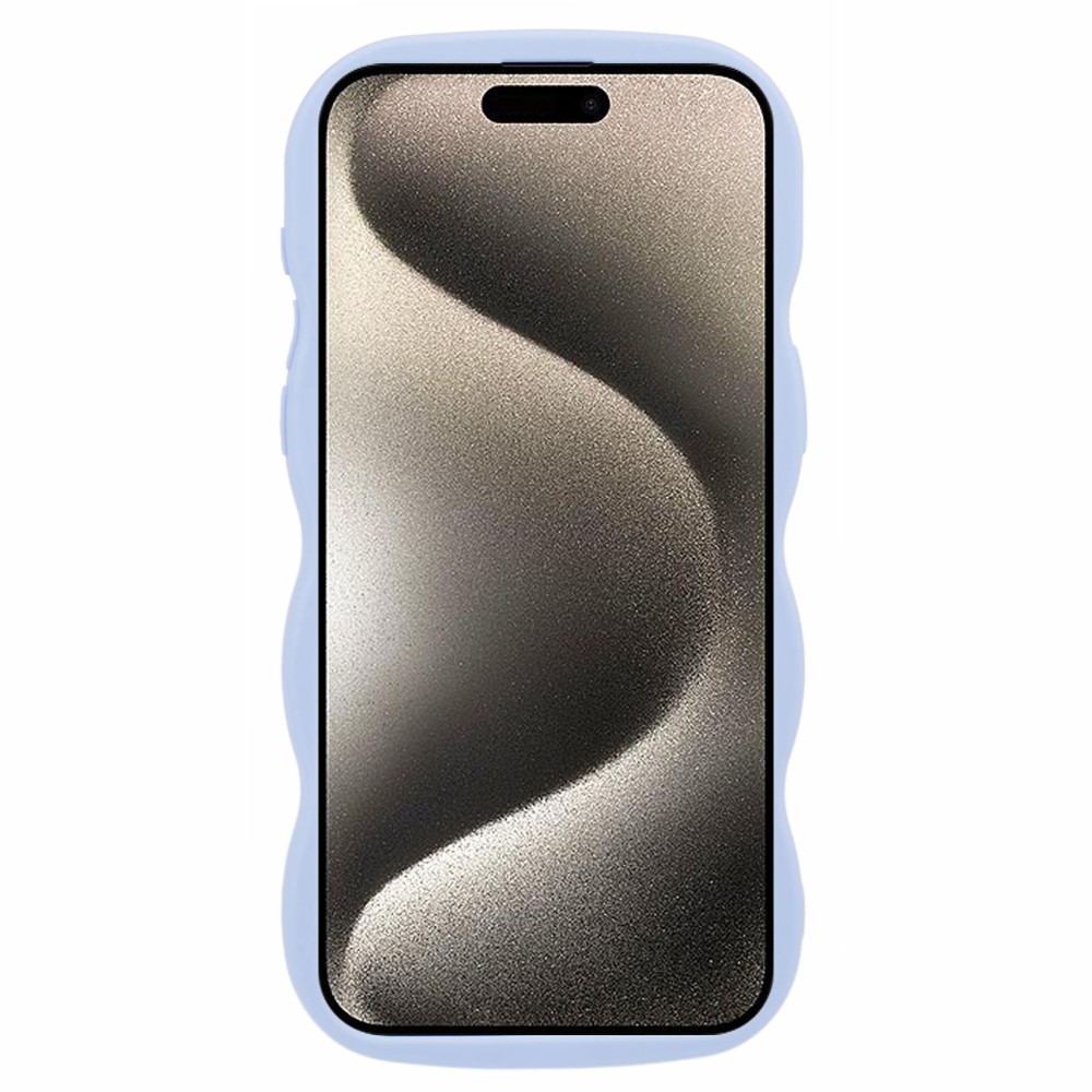  iPhone 15 Pro Max Mobilskal Wavy Lila