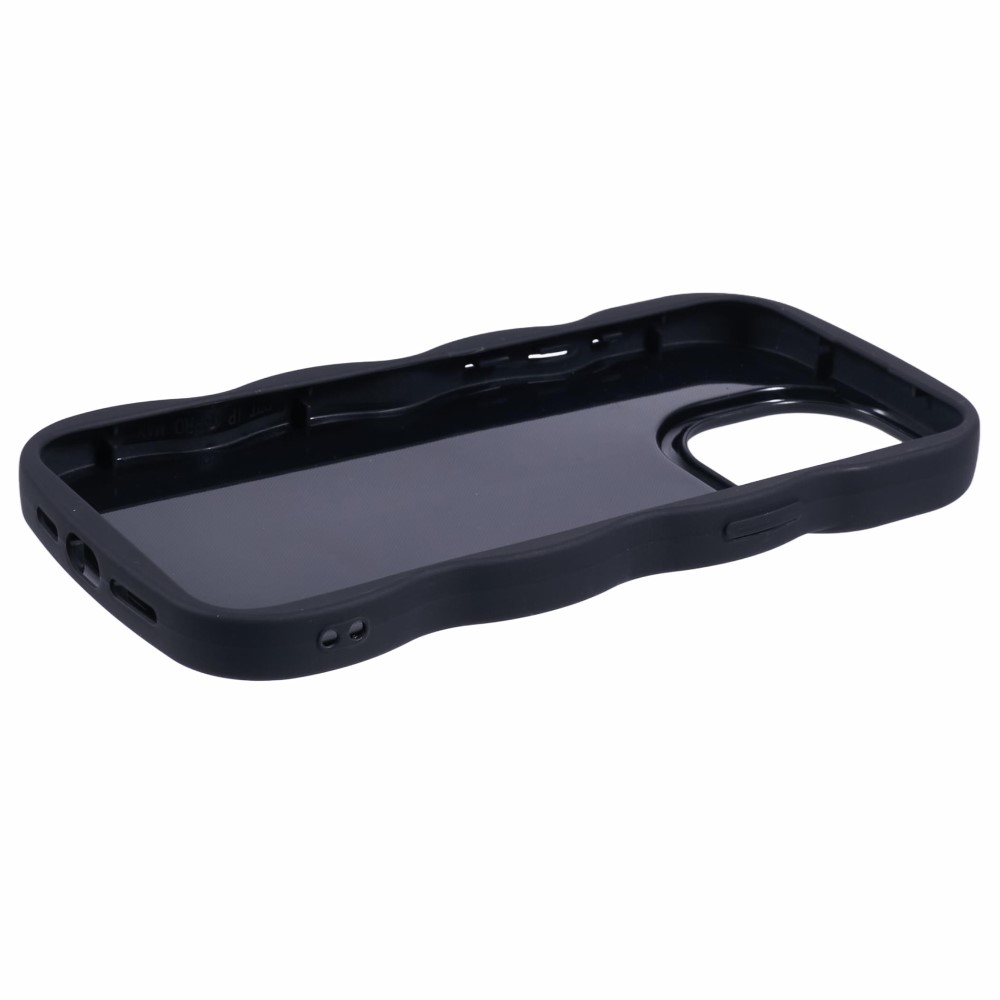  iPhone 15 Pro Max Mobilskal Wavy Svart