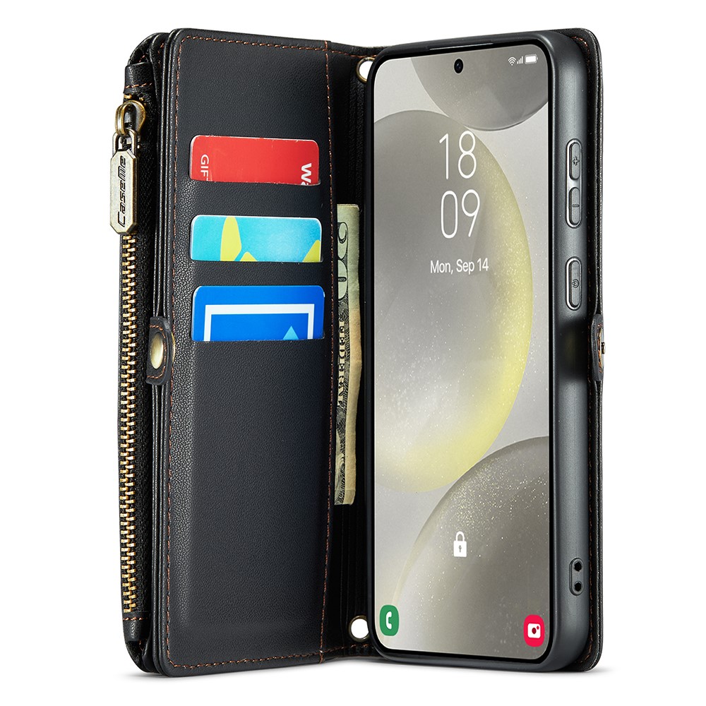 CASEME CASEME Samsung Galaxy S24 Plånboksfodral Svart