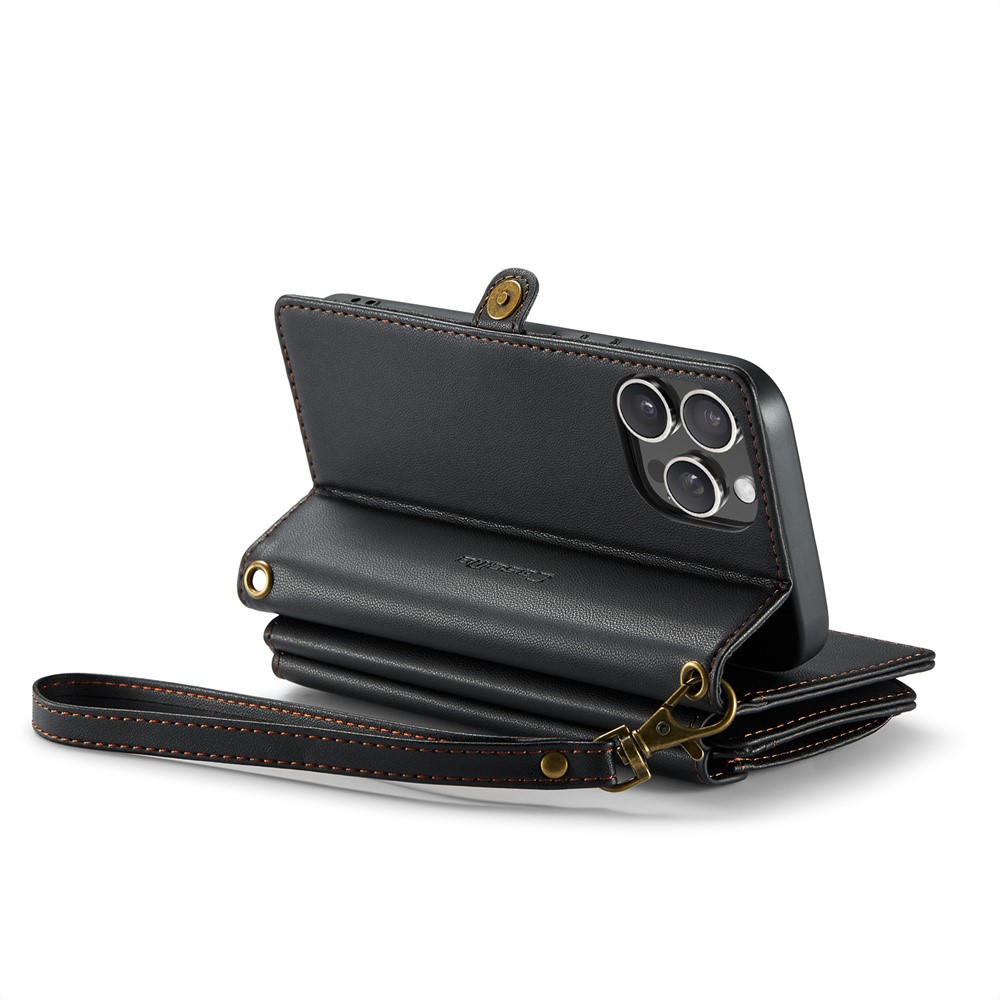 CASEME CASEME iPhone 15 Pro Plånboksfodral Svart