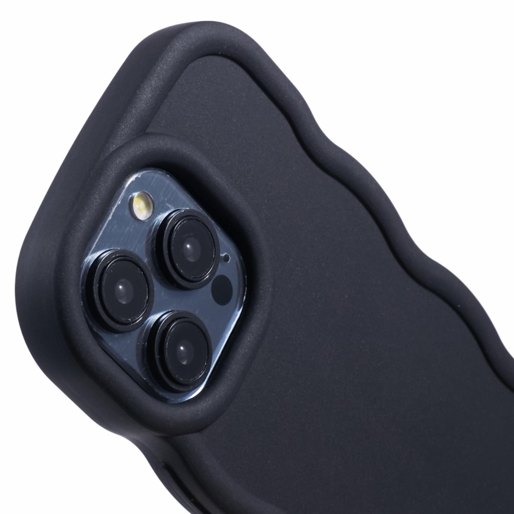  iPhone 15 Pro Mobilskal Wavy Svart