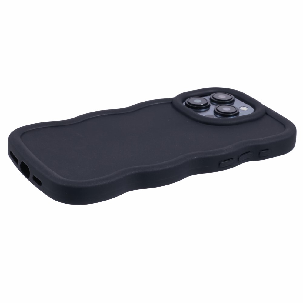  iPhone 14 Pro Mobilskal Wavy Svart