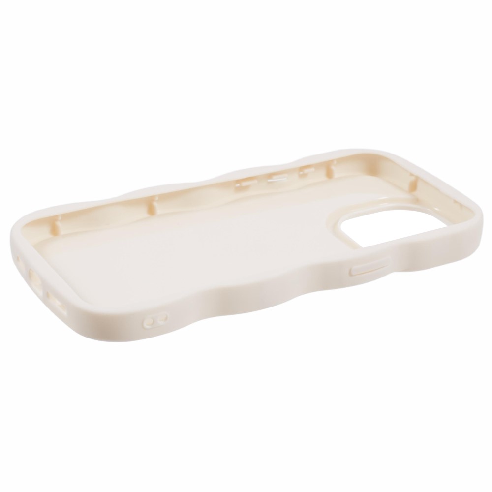  iPhone 13 Pro Mobilskal Wavy Off White