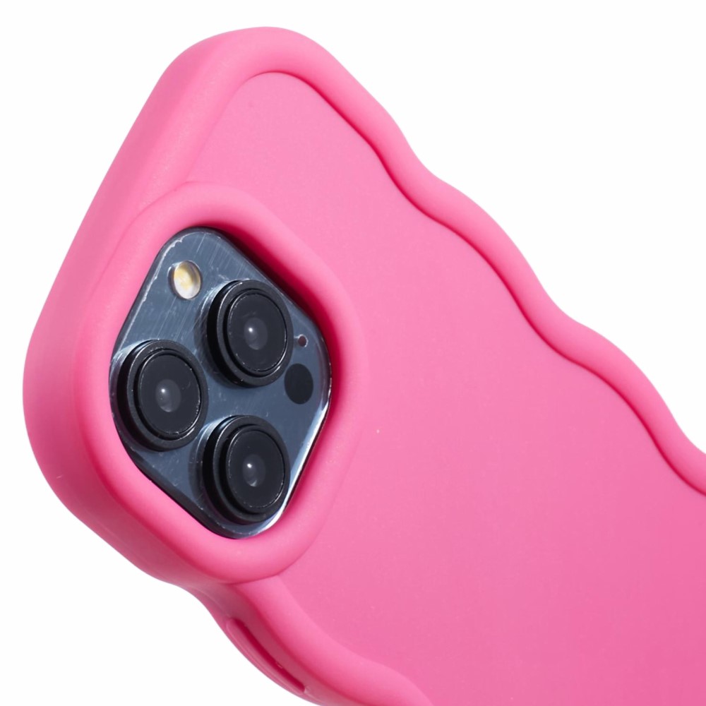  iPhone 13 Pro Mobilskal Wavy Rosa