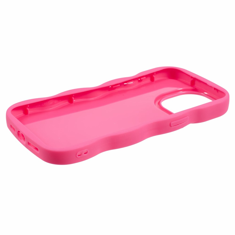  iPhone 12 Pro Max Mobilskal Wavy Rosa