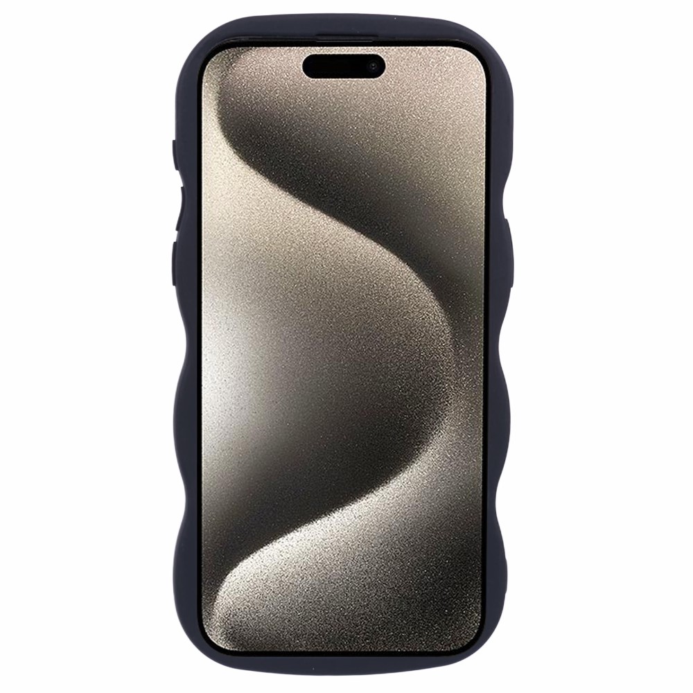 iPhone 12/12 Pro Mobilskal Wavy Svart