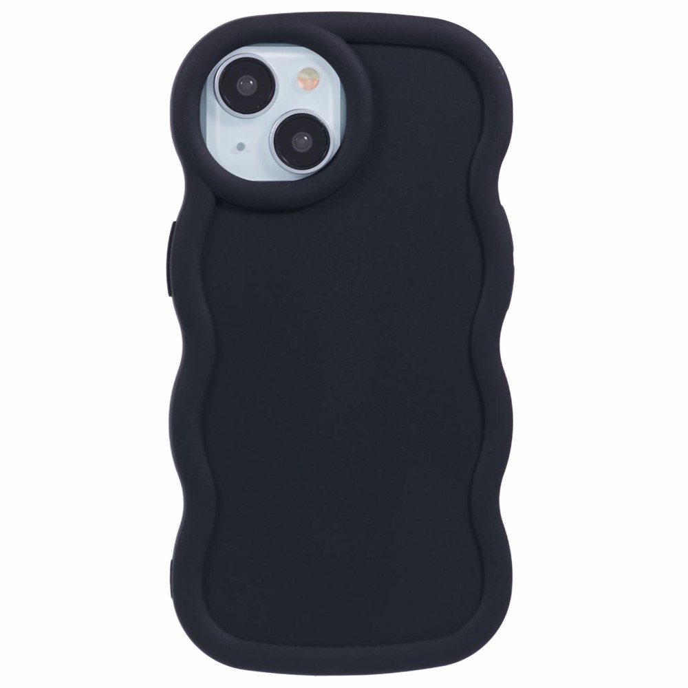  iPhone 14 Mobilskal Wavy Svart