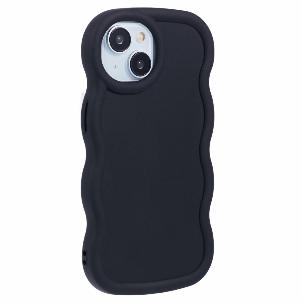  iPhone 14 Mobilskal Wavy Svart