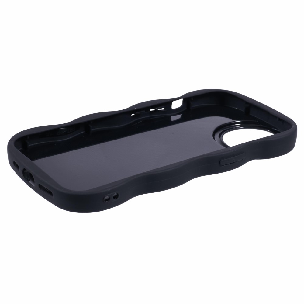  iPhone 14 Mobilskal Wavy Svart