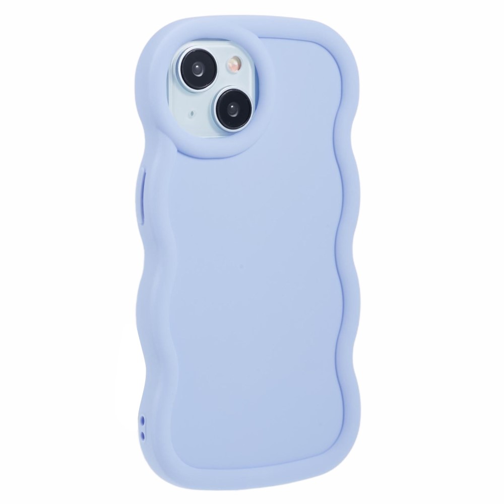  iPhone 14 Mobilskal Wavy Lila