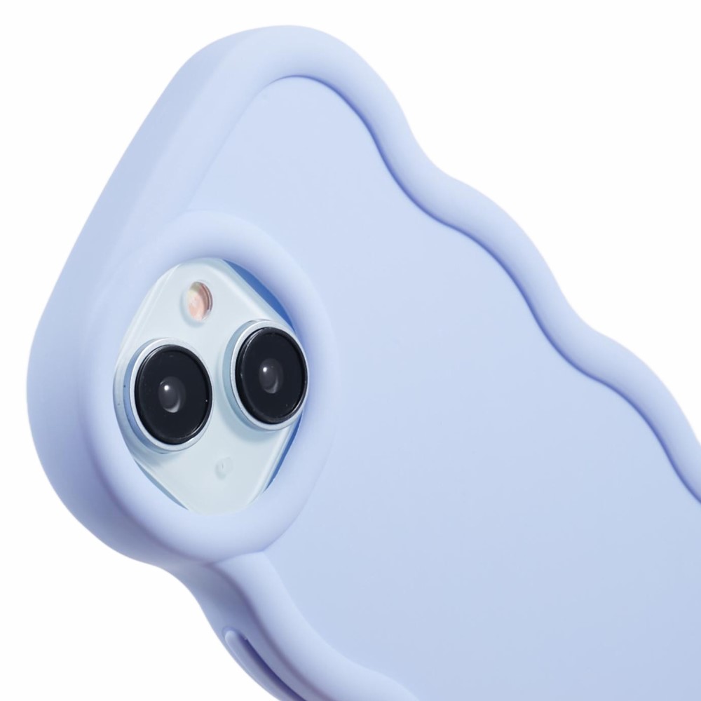  iPhone 14 Mobilskal Wavy Lila
