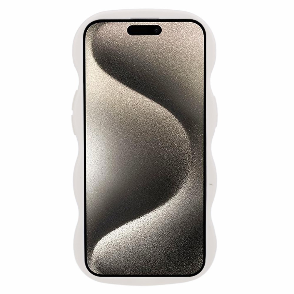  iPhone 13 Mobilskal Wavy Off White