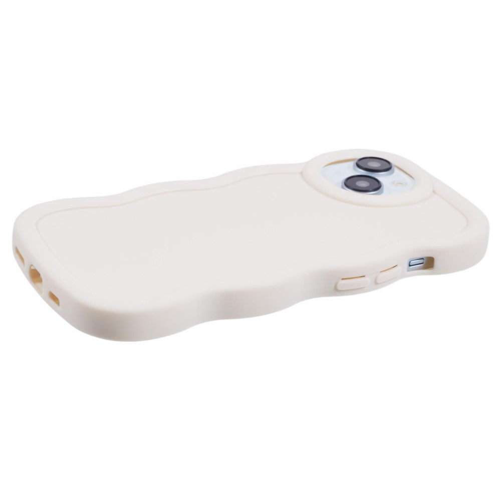  iPhone 13 Mobilskal Wavy Off White