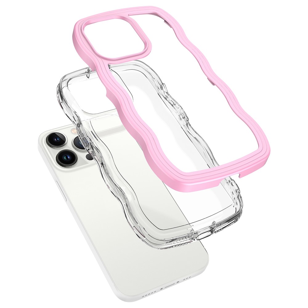  iPhone 14 Pro Max Skal Wavy Hybrid Blå