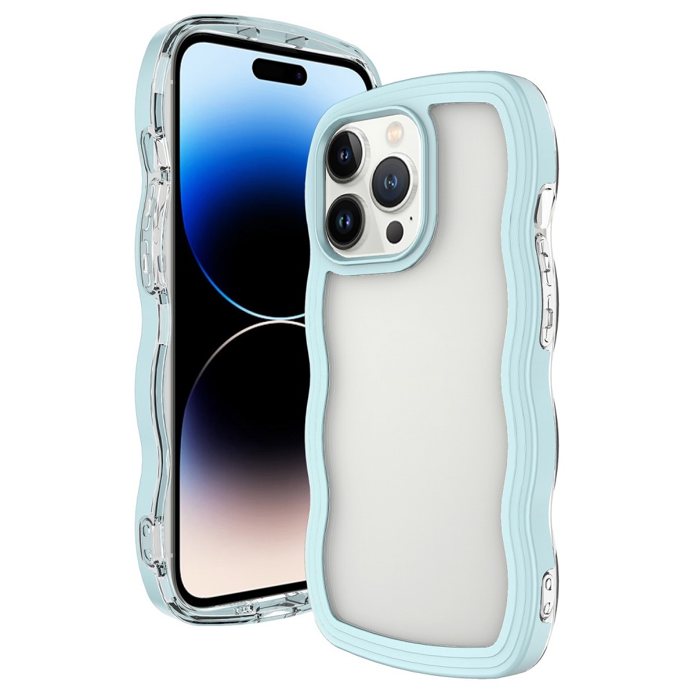  iPhone 14 Pro Max Skal Wavy Hybrid Grön