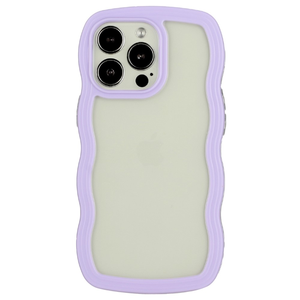  iPhone 14 Pro Skal Wavy Hybrid Lila