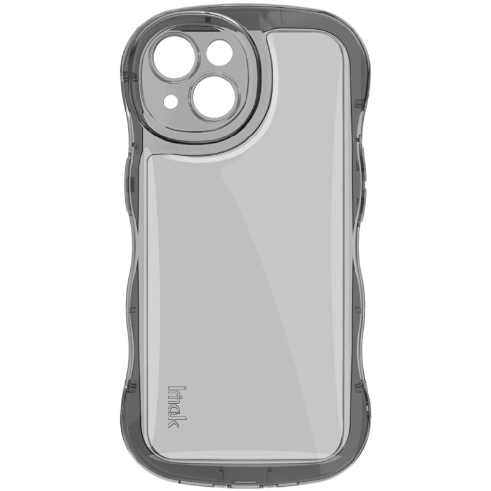 IMAK IMAK iPhone 15 Skal Wavy TPU Tonad Svart