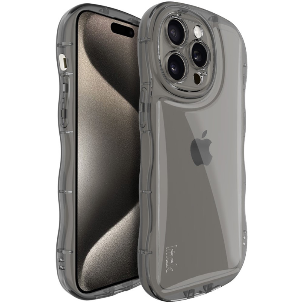 IMAK IMAK iPhone 15 Pro Max Skal TPU Tonad Svart