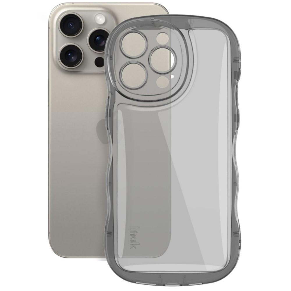 IMAK IMAK iPhone 15 Pro Max Skal TPU Tonad Svart