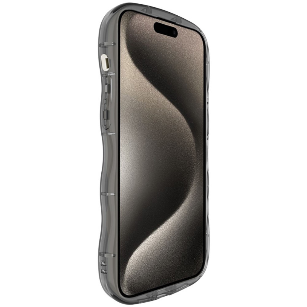 IMAK IMAK iPhone 15 Pro Max Skal TPU Tonad Svart