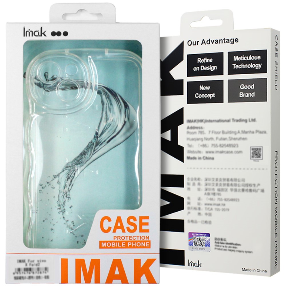 IMAK IMAK iPhone 14 Skal TPU Tonad Svart