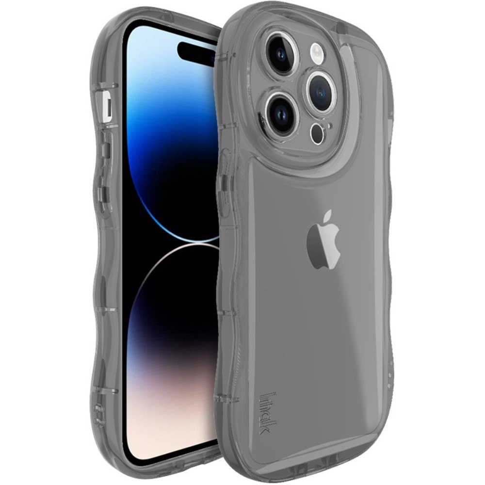IMAK IMAK iPhone 14 Pro Skal TPU Tonad Svart
