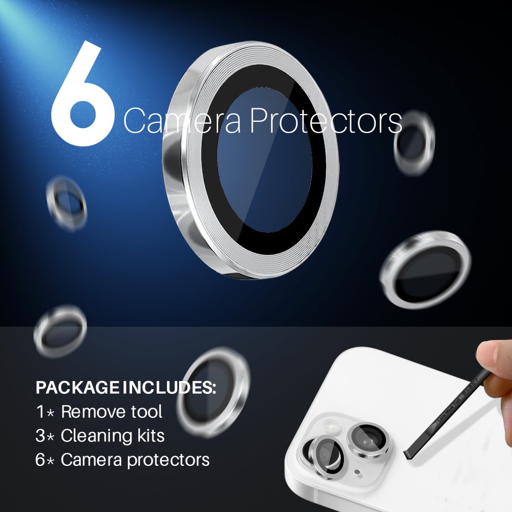 NORTHJO NORTHJO iPhone 15/15 Plus/14/14 Plus Linsskydd 3-PACK